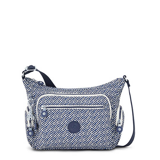 Kipling Gabbie Small Printed Crossbody Táska Szürke | HU 1146CT